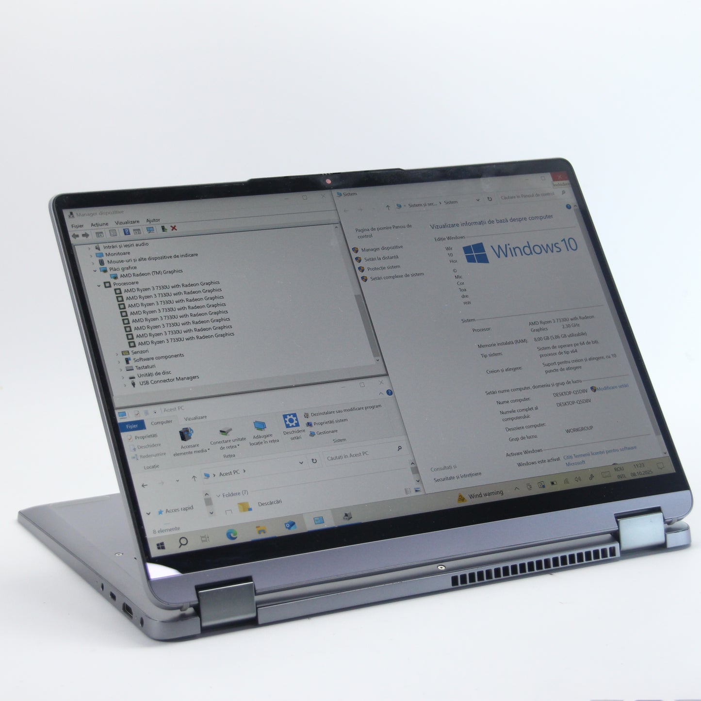 Lenovo IdeaPad Flex5, Ryzen3 7330U, 256 Gb SSD / 8 Gb RAM
