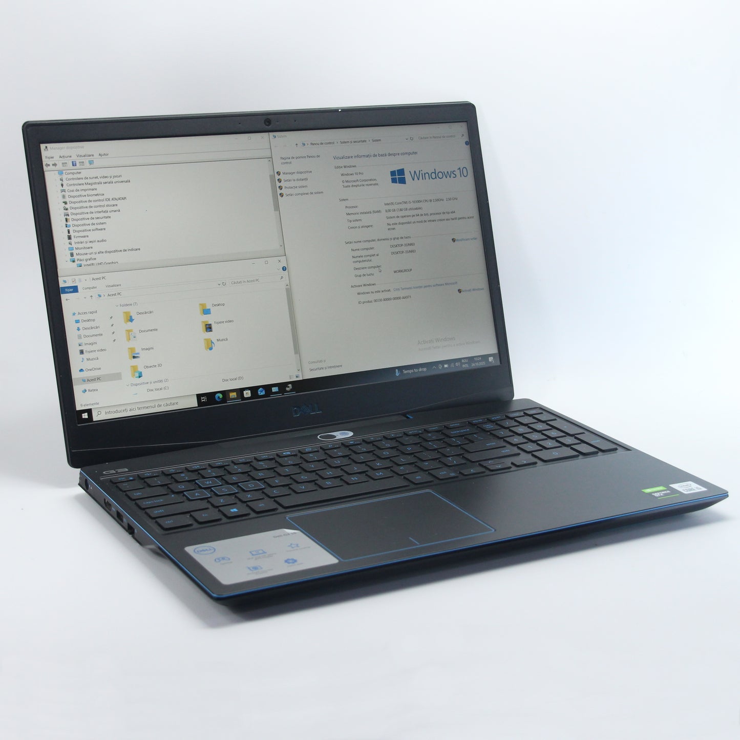 DELL G3, GTX 1650 , i7-10300H, 256 Gb SSD / 1 Tb HDD / 8 Gb RAM