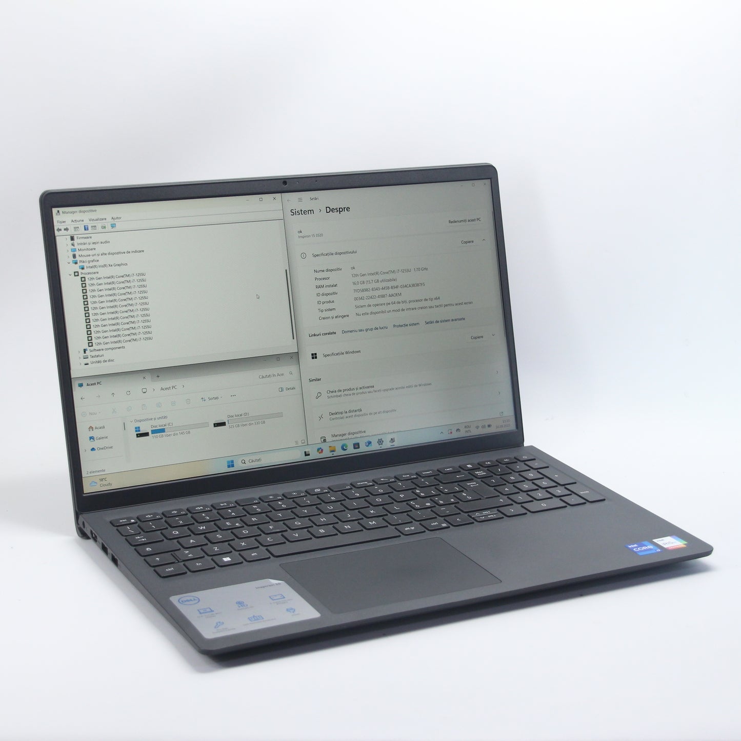 DELL Inspiron 5, i7-1255U, 512 Gb SSD/16 Gb RAM