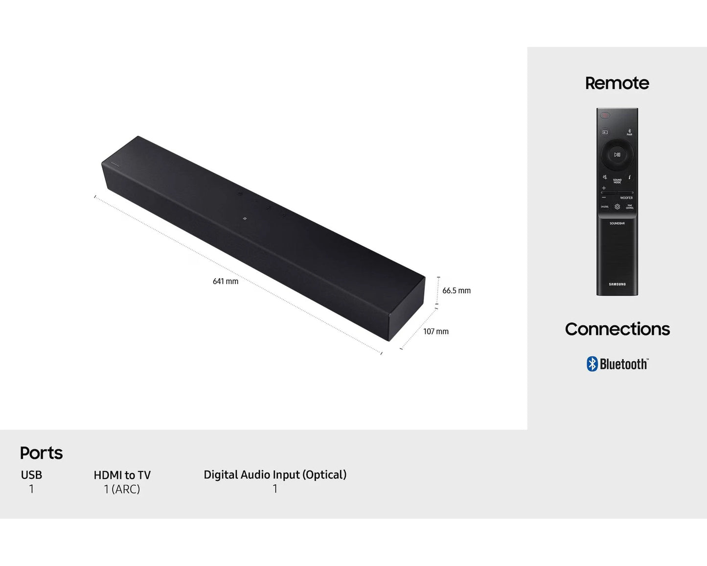Soundbar Samsung HW-B400F