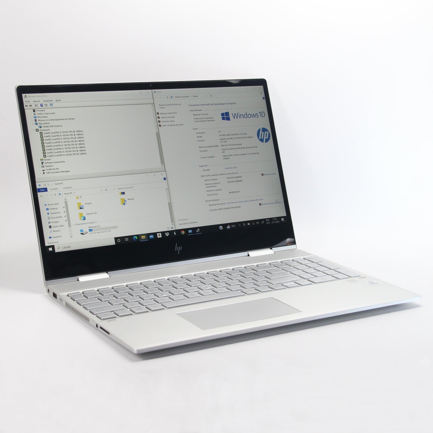 HP ENVY 360 Convertible, i5-10210U, 512 Gb SSD/ 8Gb RAM