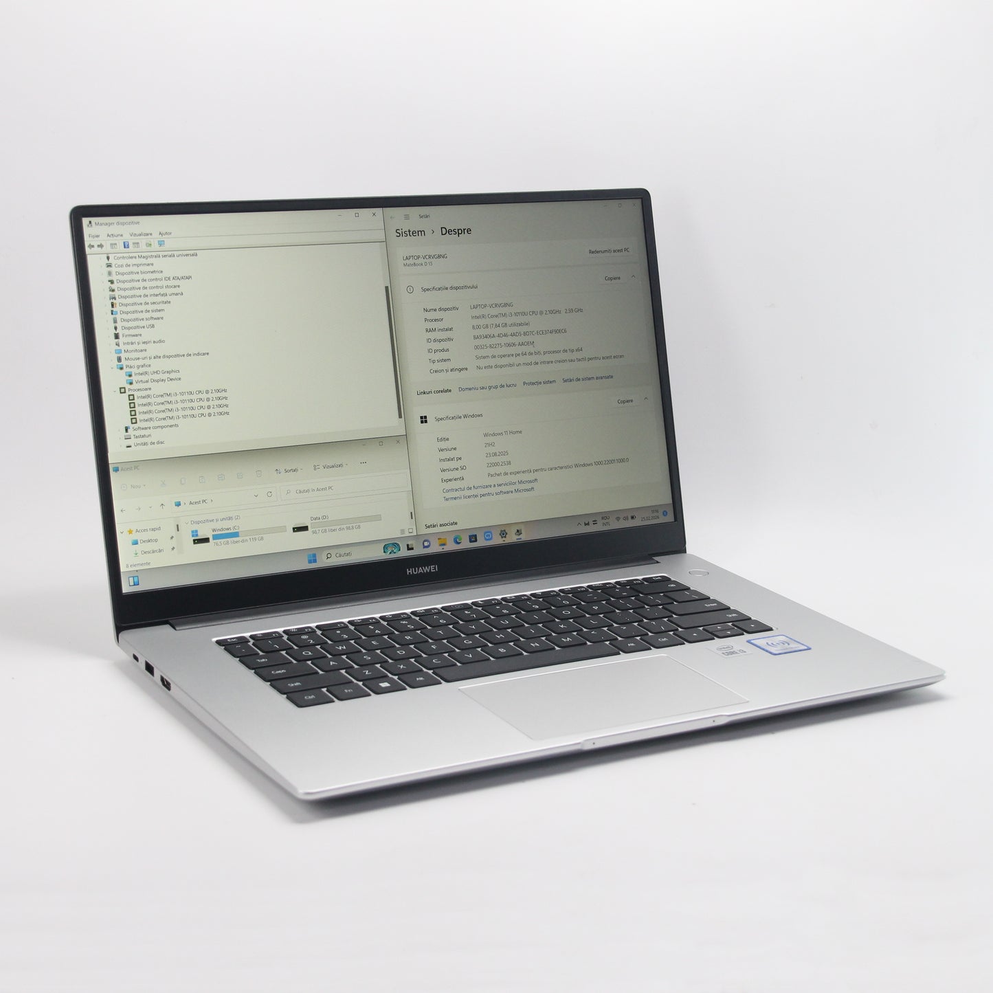 Huawei - Intel i3-10110U - 256Gb/8Gb RAM