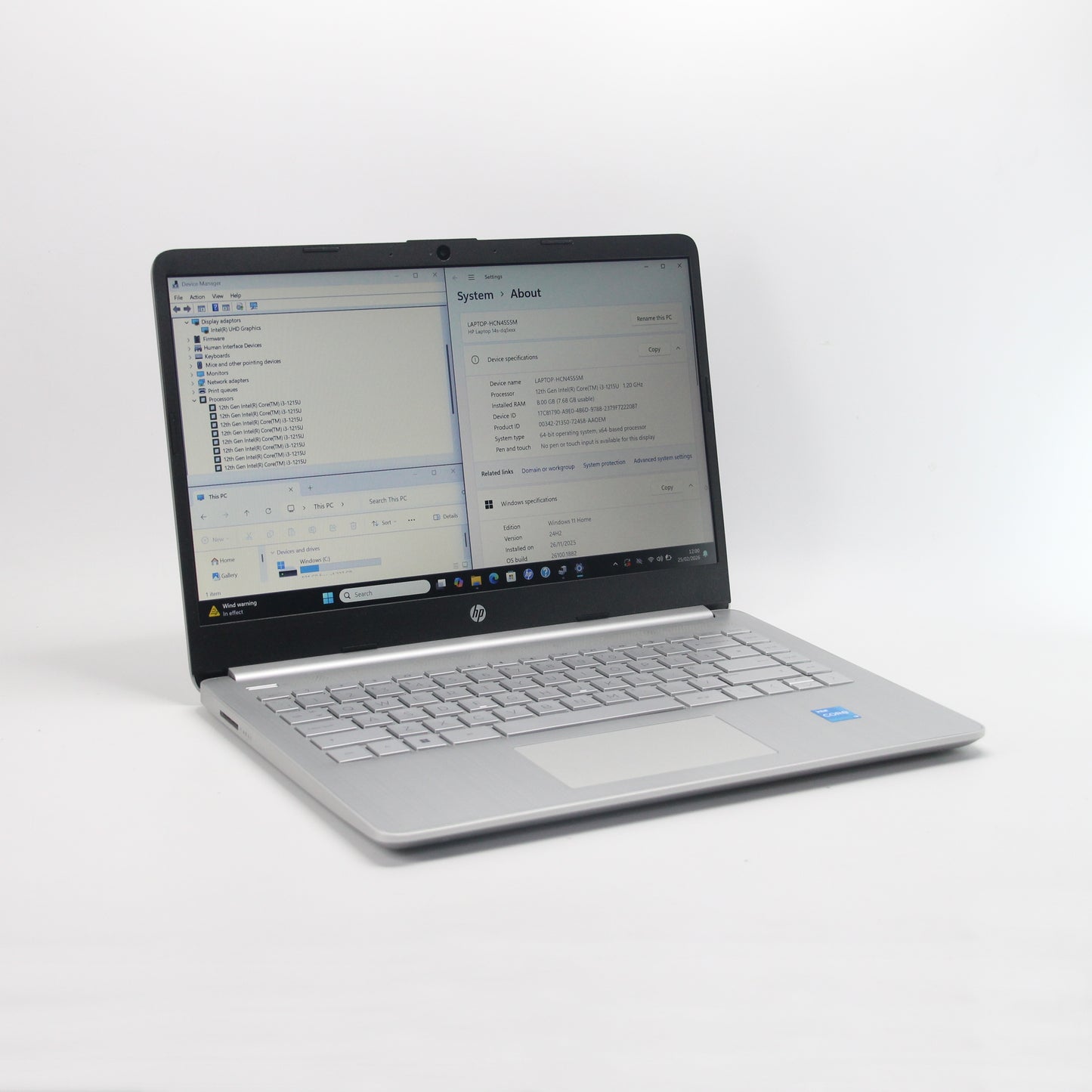 HP 14s - Intel i3-1215U - 256Gb/8Gb RAM