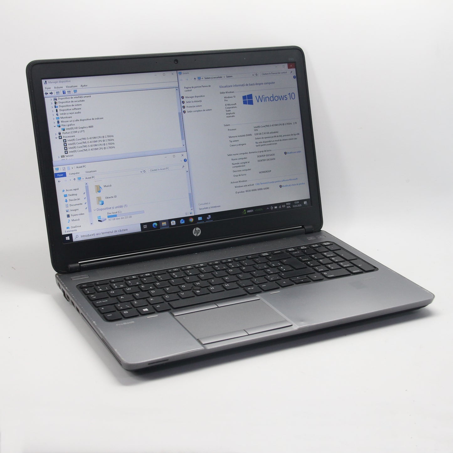 HP 15 - Intel i5-4310M - 256Gb/8Gb RAM