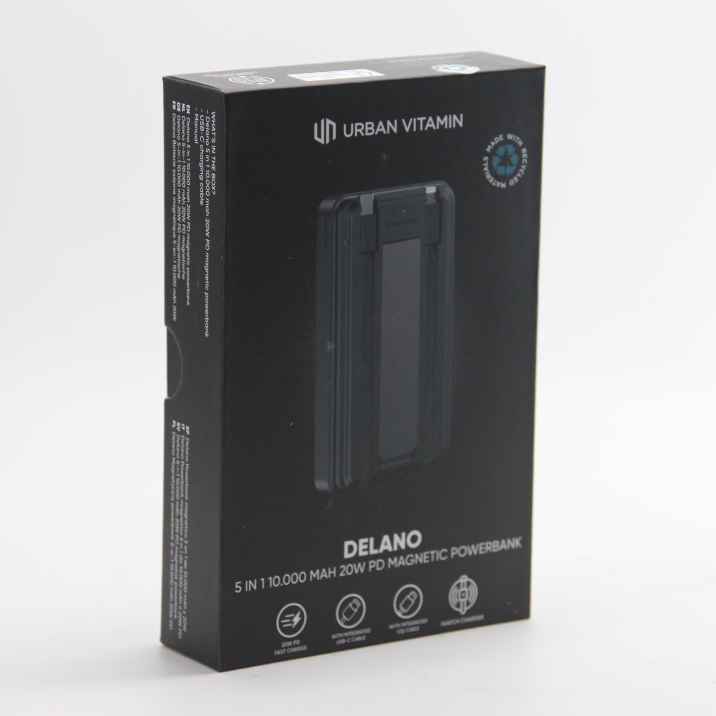 Baterie Delano - MagSafe/Watch - 10.000 mAh 20W - 5 in 1