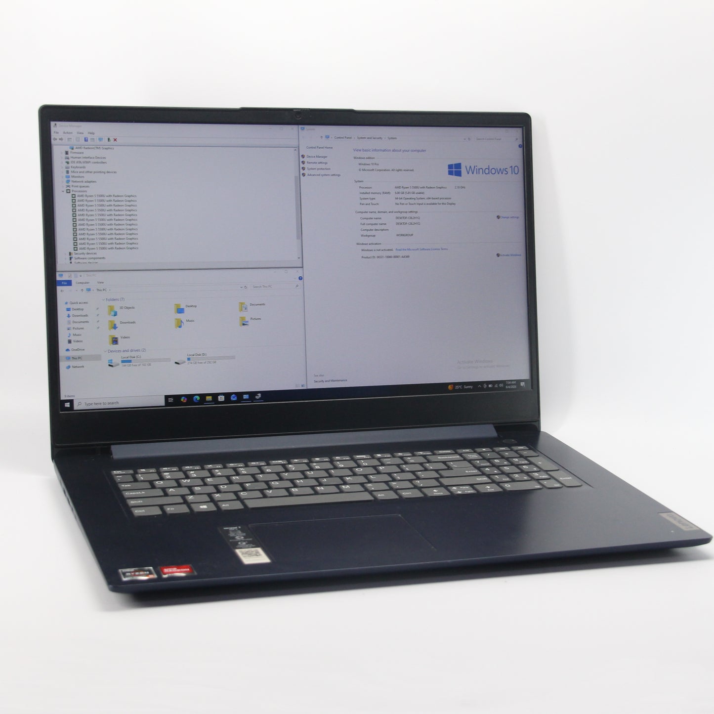 Lenovo IdeaPad 3 - AMD Ryzen5 5500U - 512 Gb SSD / 8 Gb RAM