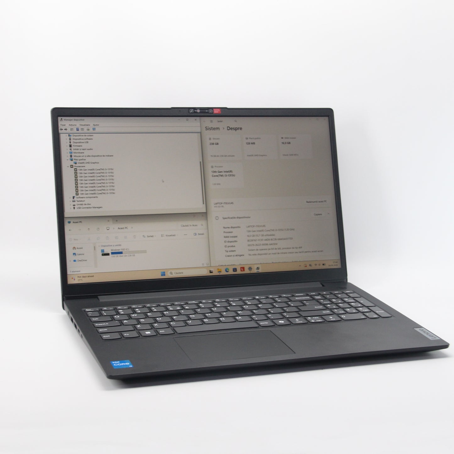 Lenovo V15 G5 - Intel i3-1315U - 256 Gb SSD / 16 Gb RAM