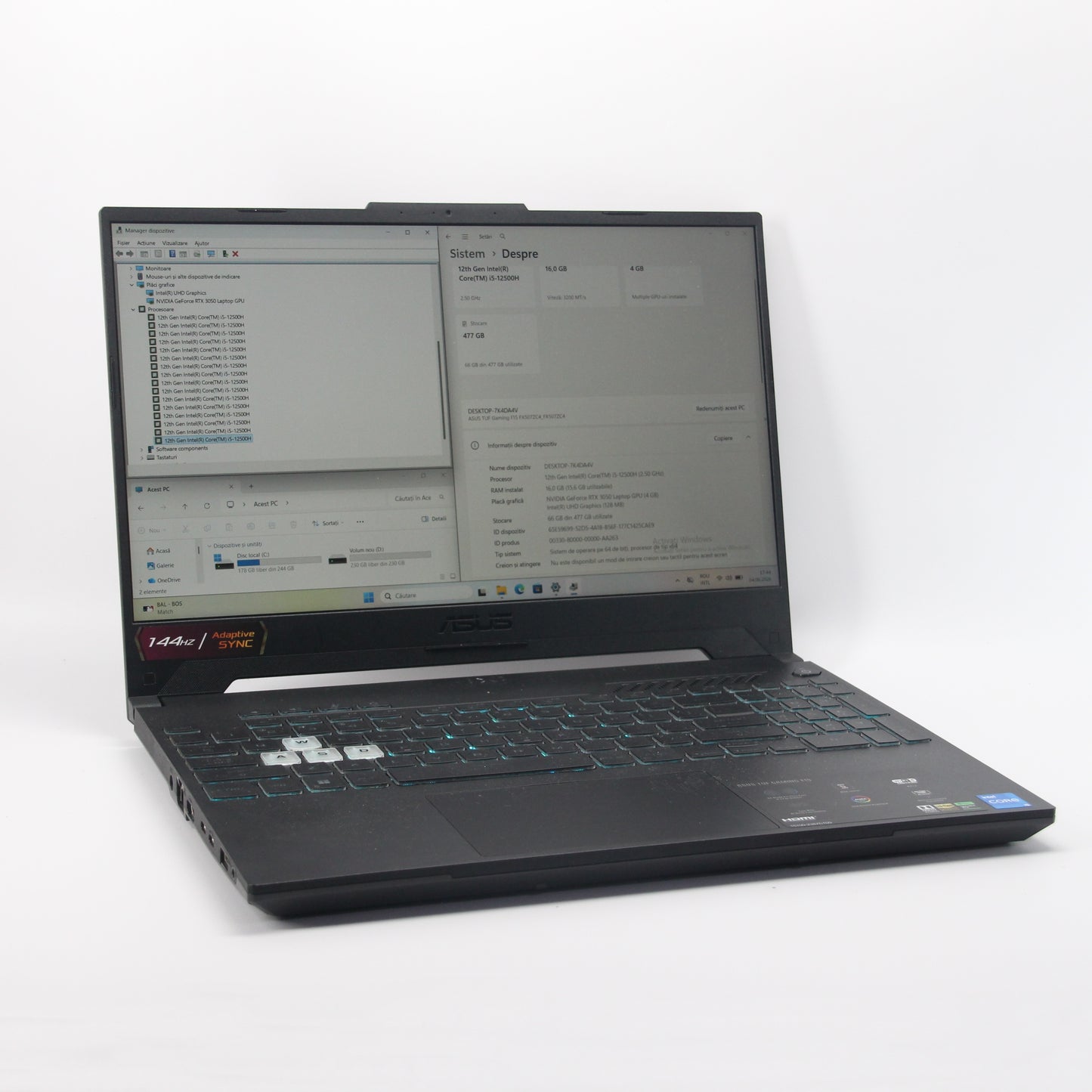 ASUS Tuf - Intel i5-12500H - 512 Gb SSD / 16 Gb RAM