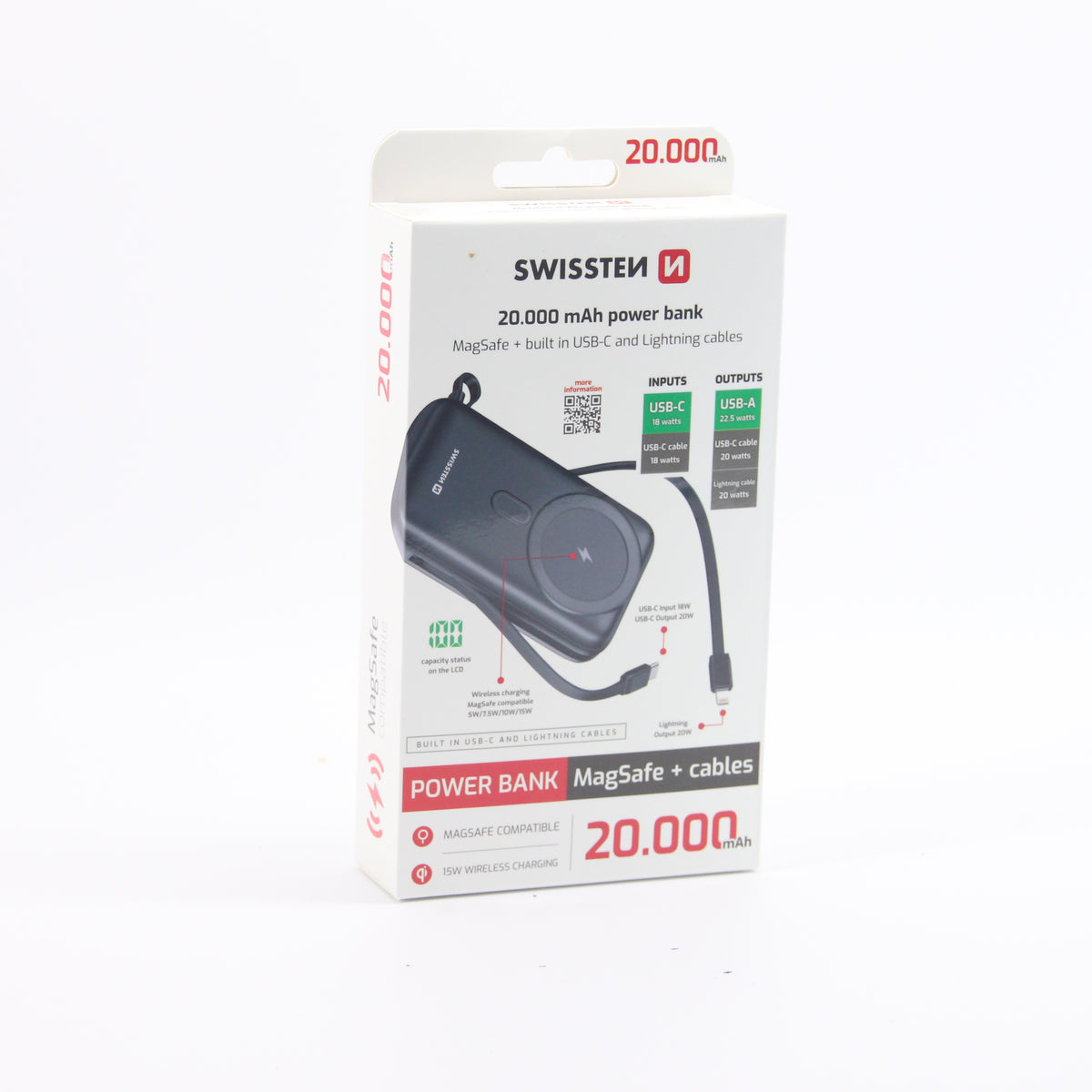 Baterie Externa Swissten N - 20.000 mAh