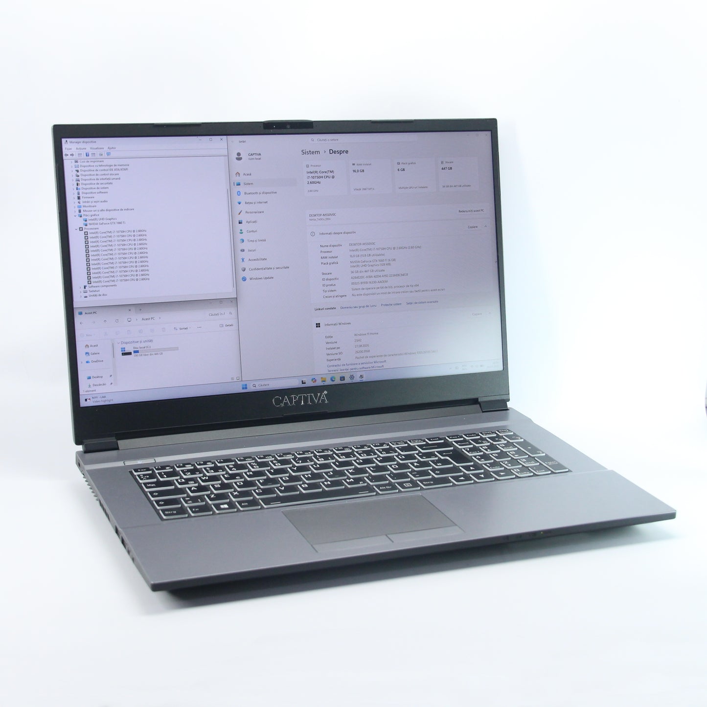 Captiva Gaming - i7-10750H - 512 Gb SSD / 16 Gb RAM
