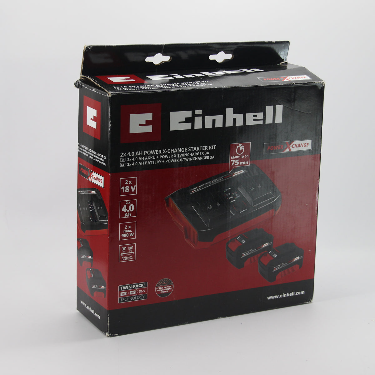 Acumulator Einhell Charger Inclus 2 x 4.0h