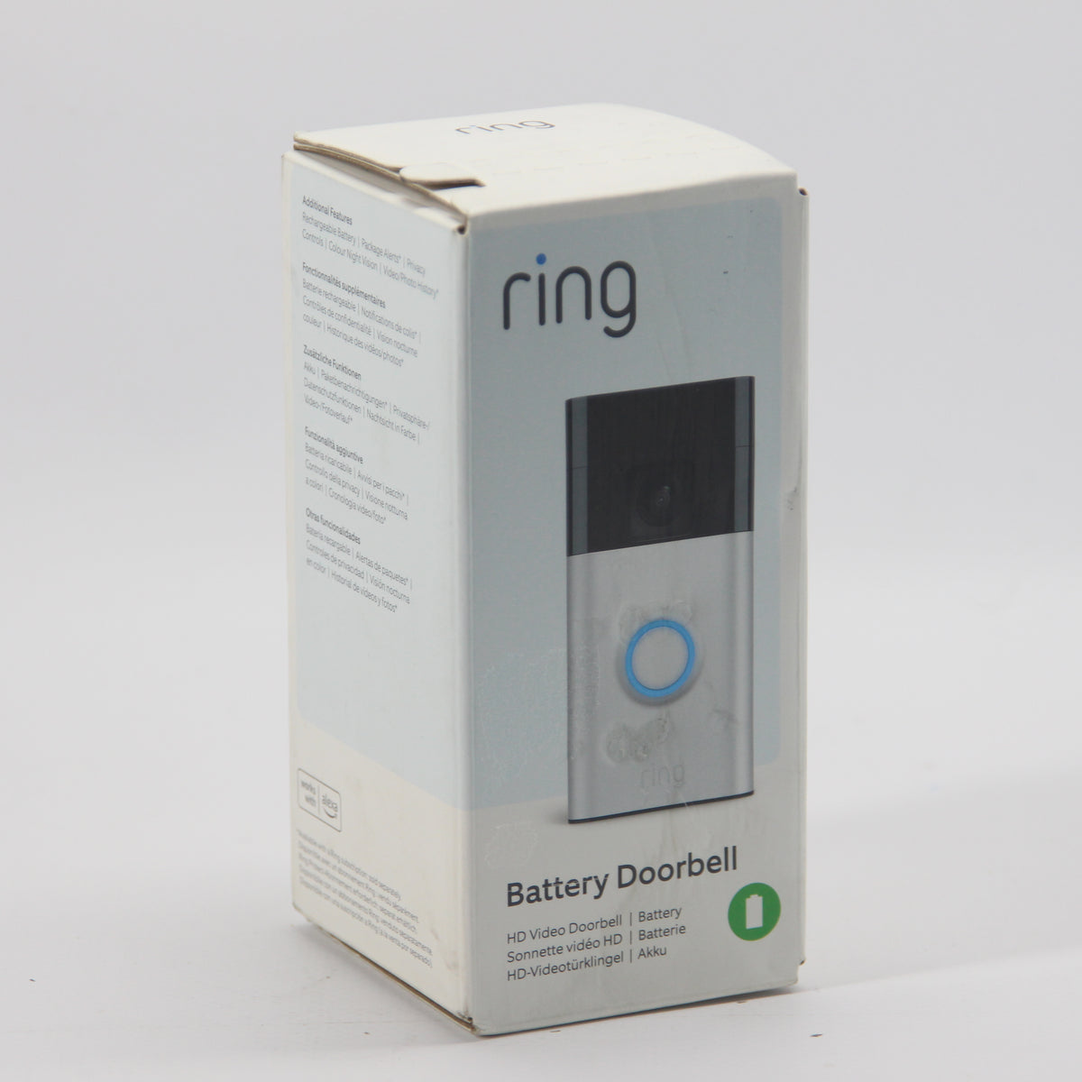 Ring Battery Doorbell - Gray - Home Security