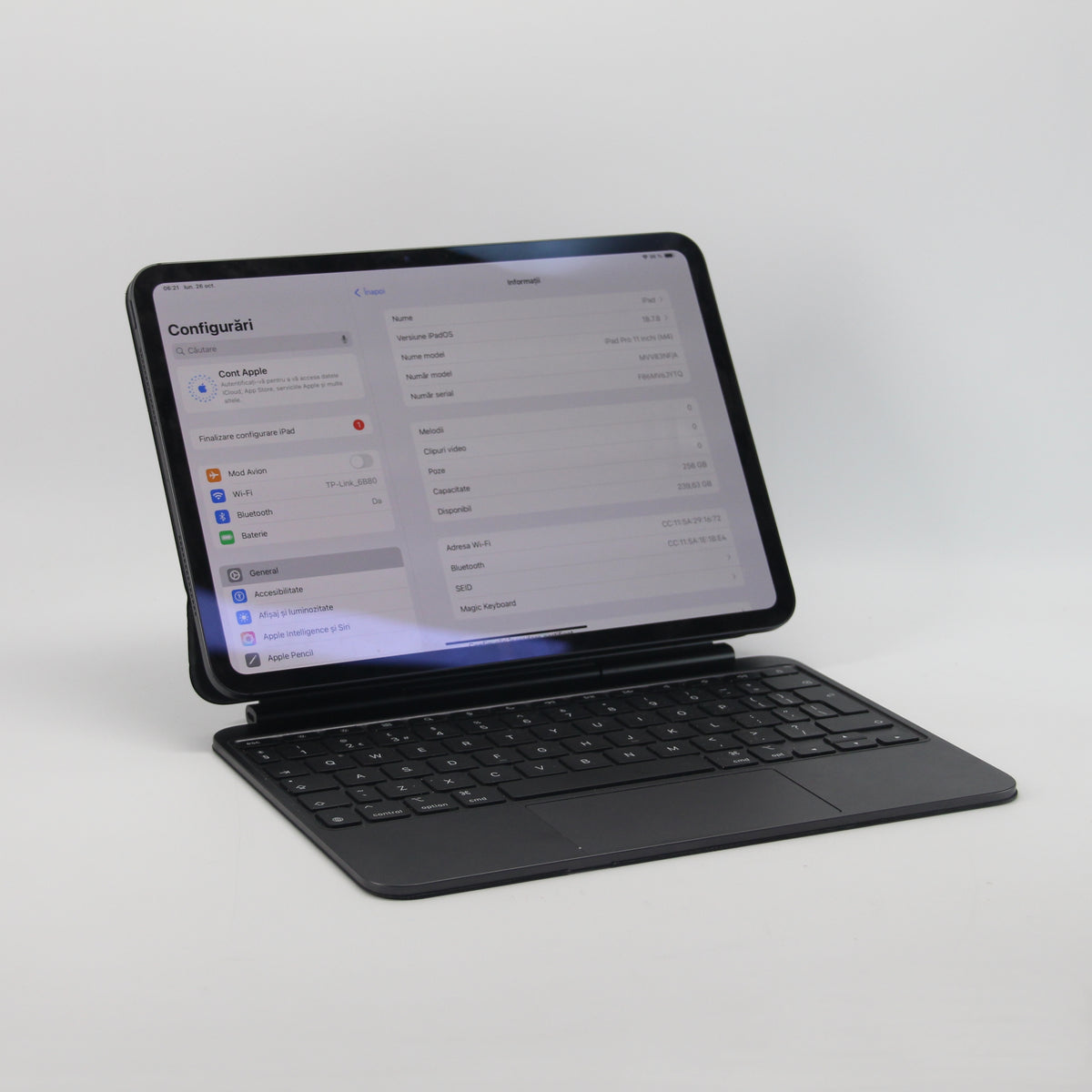 iPad 11 Pro M4 - 256 Gb - Baterie 100%