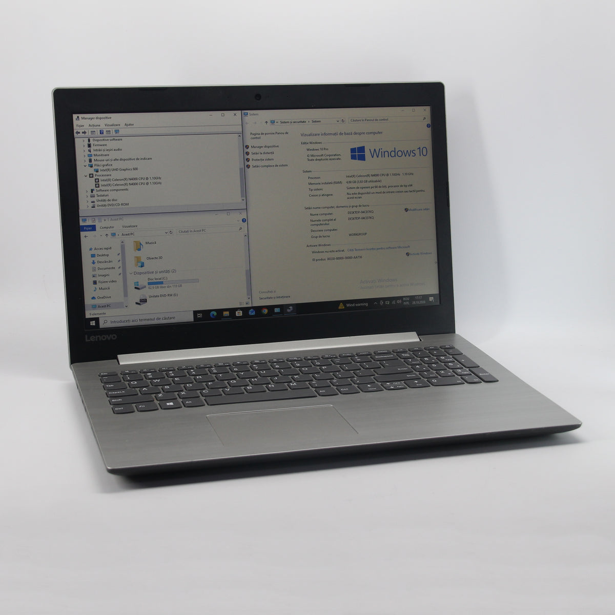 Lenovo  - Intel Celeron N4000 - 128 Gb SSD / 4 Gb RAM