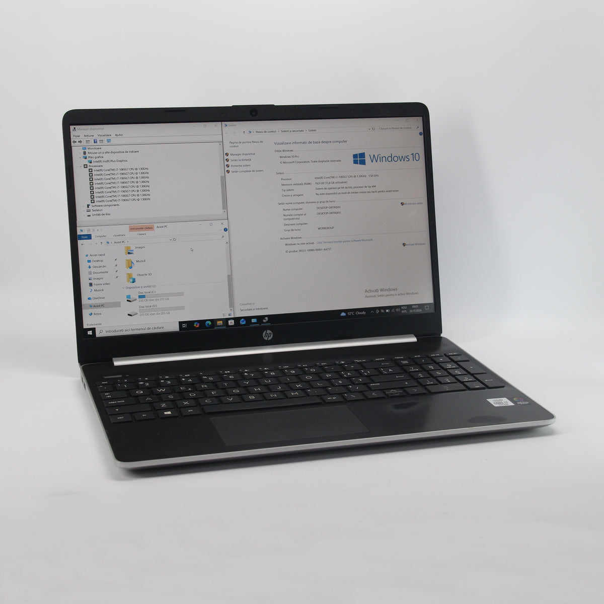 HP 15s  - Intel i7-1065G7 - 512 Gb SSD / 16 Gb RAM